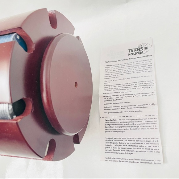 BryBell Poker Chips Set in Wood Carousel Case ( Casino Party).. - Picture 3 of 5